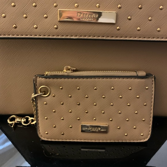 Dune London Mauve with Goldtone Hardware Crossbody Satchel Bag with Coin Purse - Picture 7 of 8